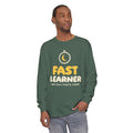Fast Learner Ramadan Long Sleeve Shirt | Ramadan Kids First Fasting Pun Stopwatch | AdabStars Islamic Kids Apparel