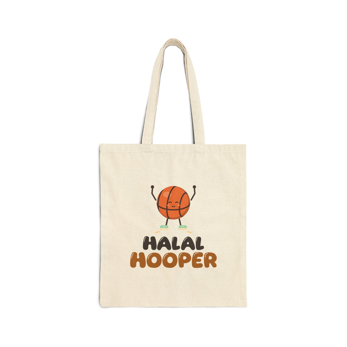 Halal Hooper Canvas Tote Bag in Natural, double-sided print – AdabStars