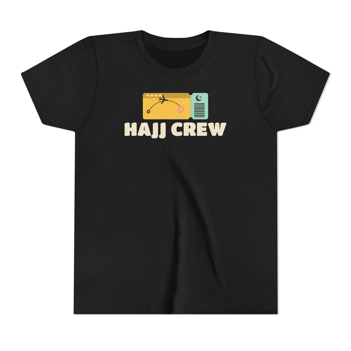 Hajj Crew Kids T-Shirt in Black – AdabStars