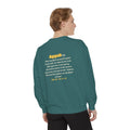 Be Like Ayyub (AS) Sweatshirt | Prophet Ayyub (Job) Patience Story, Qur'an 38:41-44 on the Back | AdabStars