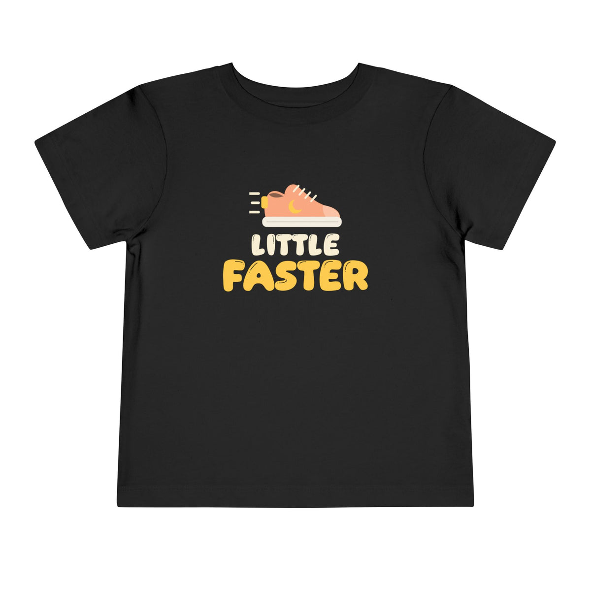 Little Faster Toddler Tee | Ramadan Kids First Fast Sneaker Pun Running | AdabStars Islamic Kids Apparel