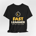 Fast Learner Ramadan Shirt | Ramadan Kids First Fasting Pun Stopwatch | AdabStars Islamic Kids Apparel