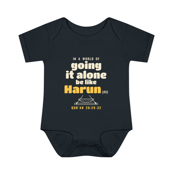 Be Like Harun (AS) Baby Bodysuit in Black – AdabStars
