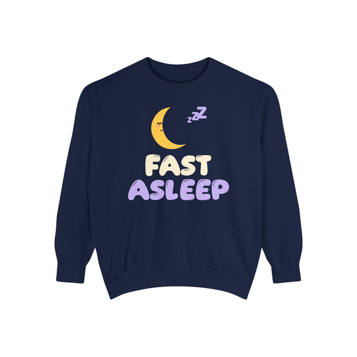 Fast Asleep Sweatshirt | Ramadan Kids Sleepy Moon Pajama Night Pun | AdabStars Islamic Kids Apparel