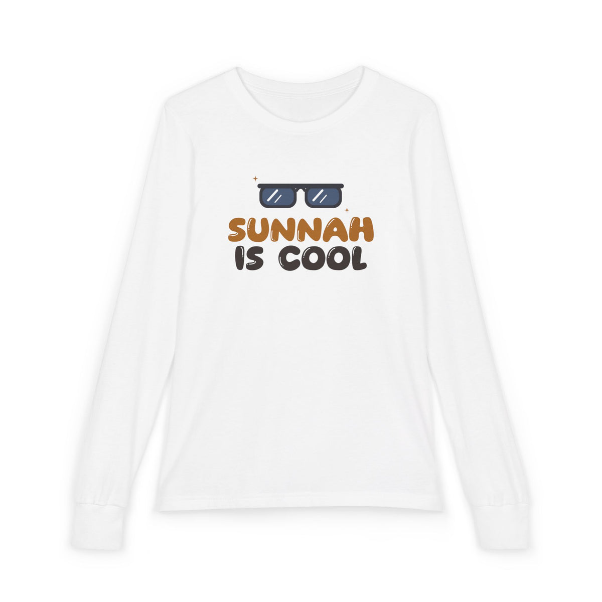 Sunnah Is Cool Islamic Kids Kids Long Sleeve Shirt in White – AdabStars