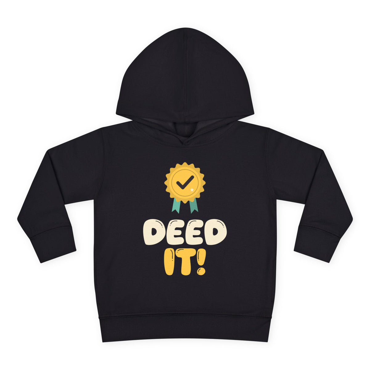 Deed It! Islamic Toddler Hoodie in Black – AdabStars