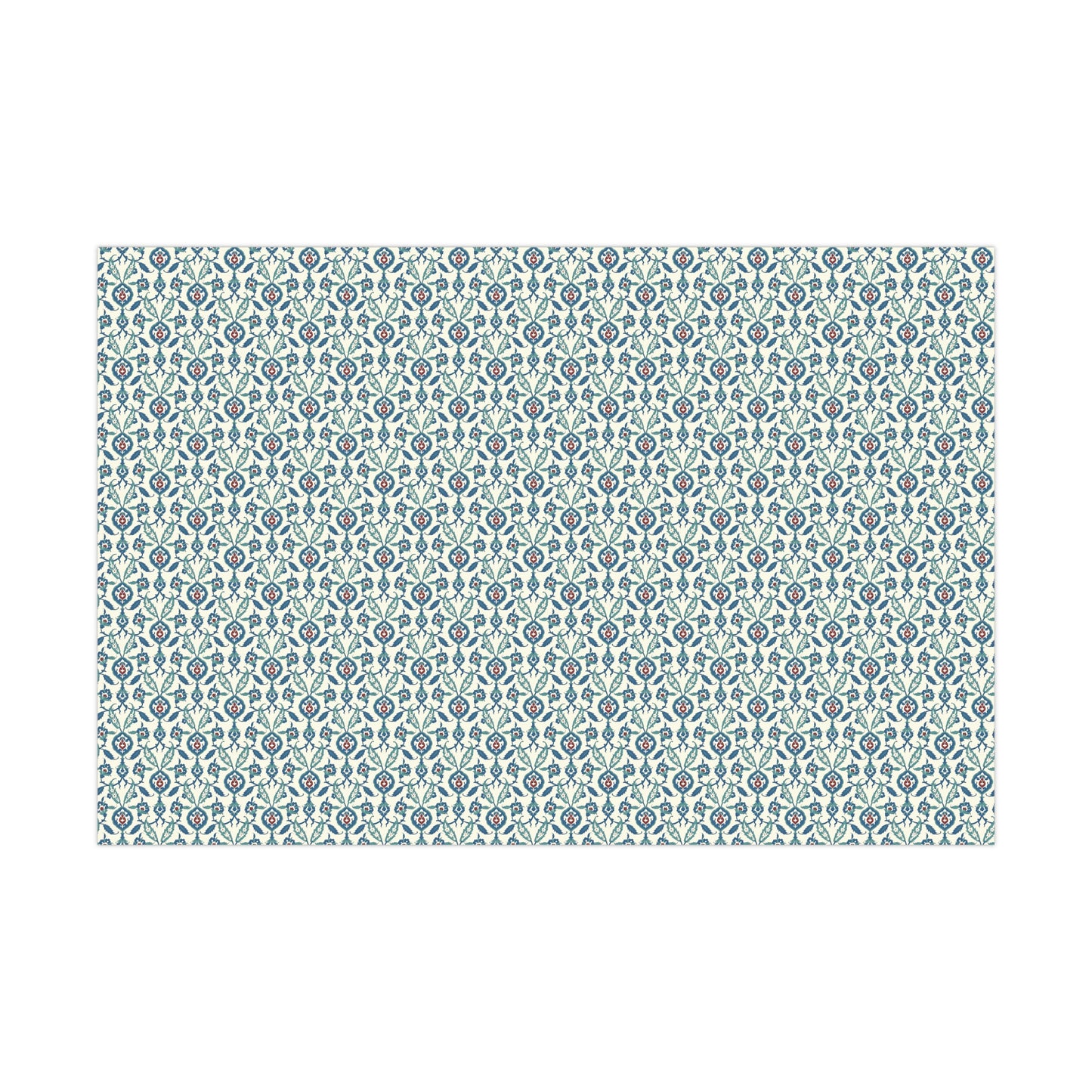 Wrapping Paper - Islamic Ottoman Floral Pattern Gift Wrap Papers