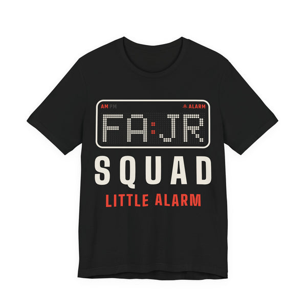 Fajr Squad: Little Alarm Islamic Unisex T-Shirt in Black – AdabStars