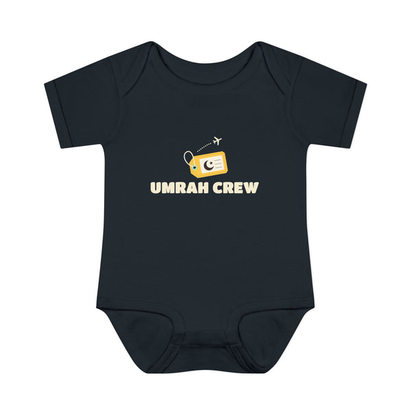 Umrah Crew Baby Bodysuit in Black – AdabStars