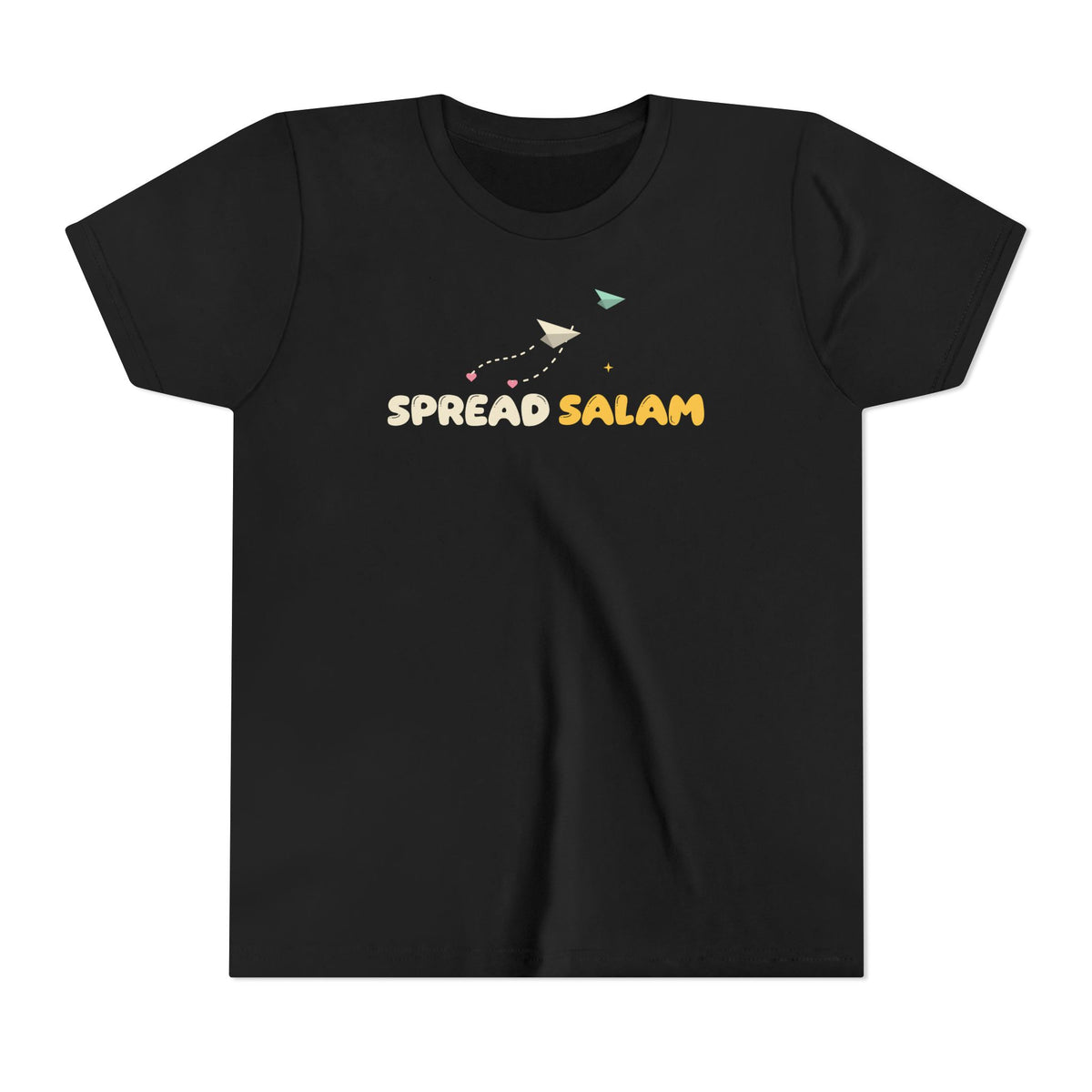 Spread Salam Islamic Kids T-Shirt in Black – AdabStars