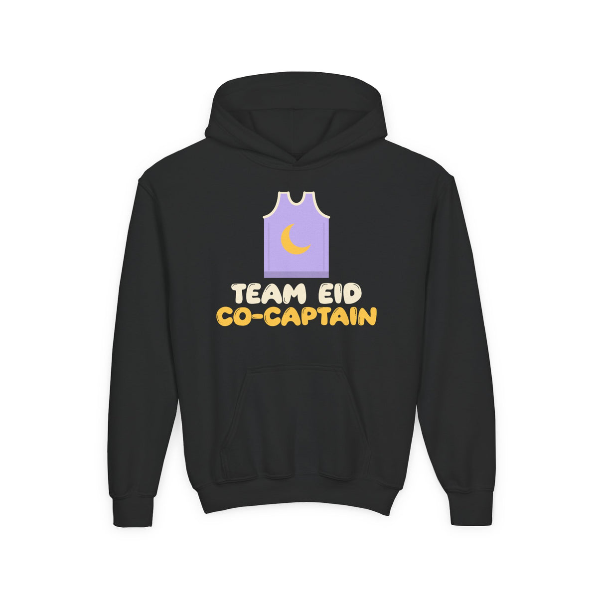 Team Eid Co-Captain Kids Hoodie | -Captain Basketball Siblings Lilac Jersey Set | AdabStars Islamic Kids Apparel
