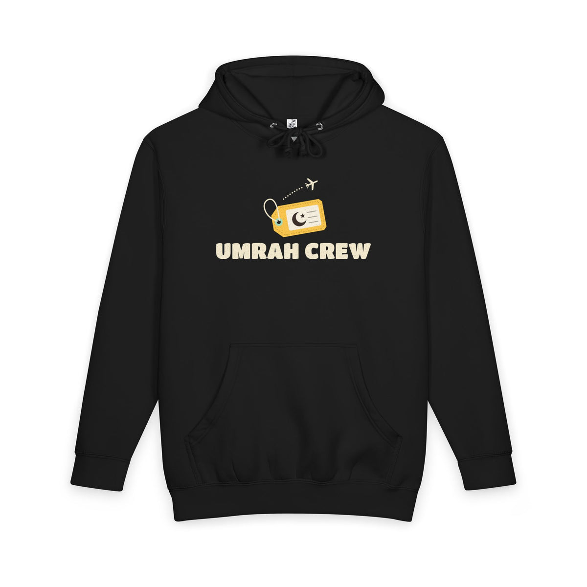 Umrah Crew Premium Heavyweight Hoodie in Black – AdabStars