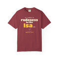 Be Like Isa (AS) Heavyweight Tee, Front Print | Prophet Isa (Jesus) Gentleness Story | AdabStars