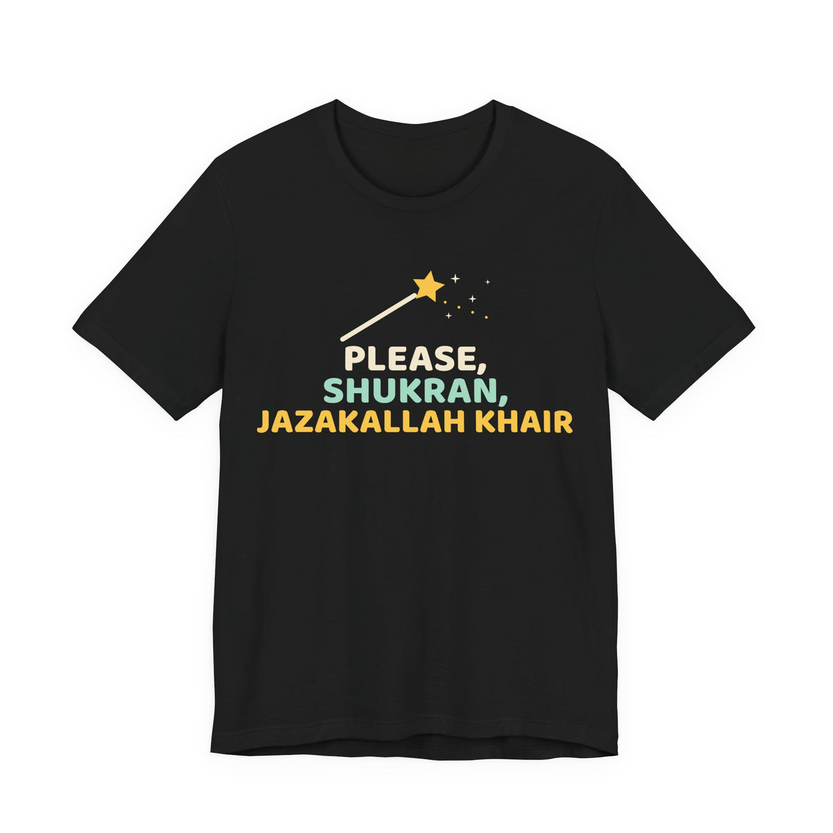 Magic Words Islamic Shirt | Adab Kids Magic Words Please Shukran Jazakallah Khair | AdabStars Islamic Kids Apparel
