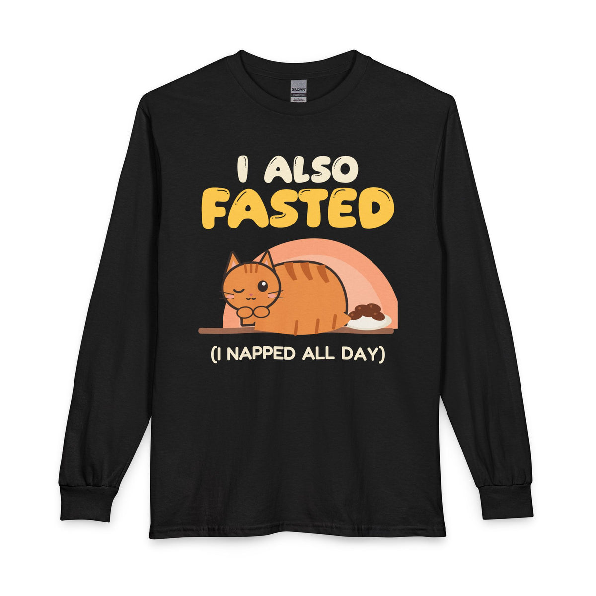 I Also Fasted Long Sleeve Shirt in Black – AdabStars