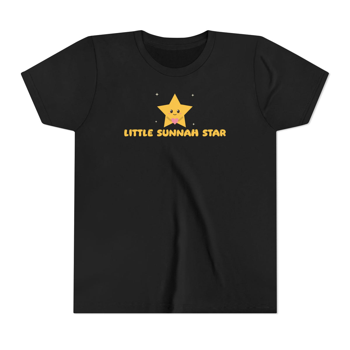 Little Sunnah Star Islamic Kids T-Shirt in Black – AdabStars