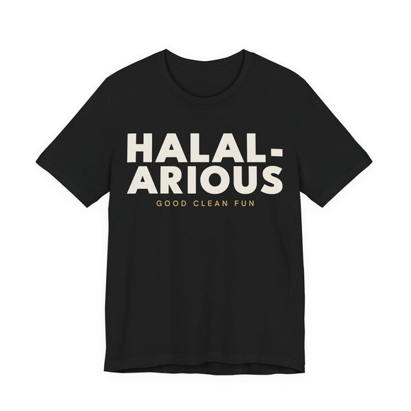 Halal-arious Islamic Unisex T-Shirt in Black – AdabStars