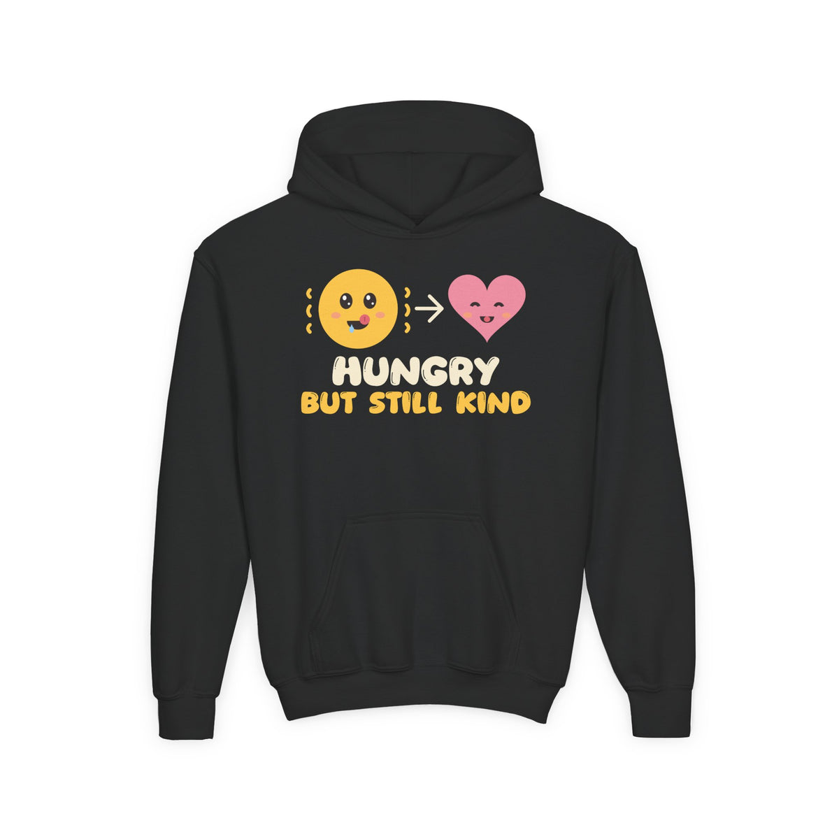 Hungry But Still Kind Ramadan Kids Hoodie | Ramadan Youth Fasting Manners Adab | AdabStars Islamic Apparel
