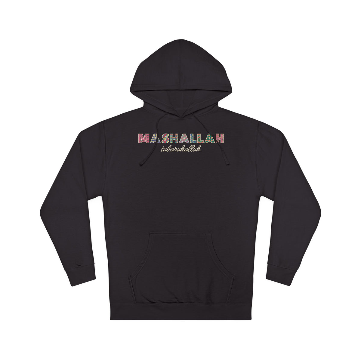 Mashallah Patterned Letters Islamic Hoodie – AdabStars