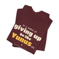 Be Like Yunus (AS) Shirt | Prophet Yunus (Jonah) Hope Story, Qur'an 21:87-88 on the Back | AdabStars