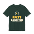Fast Learner Ramadan Shirt | Ramadan Kids First Fasting Pun Stopwatch | AdabStars Islamic Kids Apparel