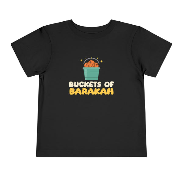 Buckets Of Barakah Toddler T-Shirt in Black – AdabStars