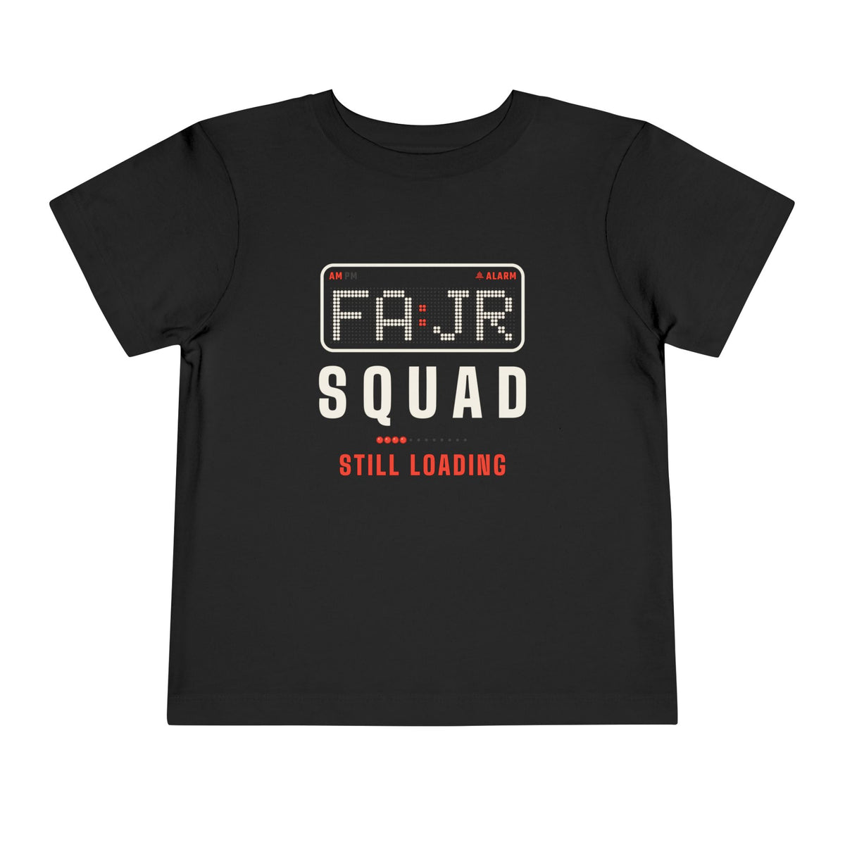 Fajr Squad: Still Loading Islamic Toddler T-Shirt in Black – AdabStars