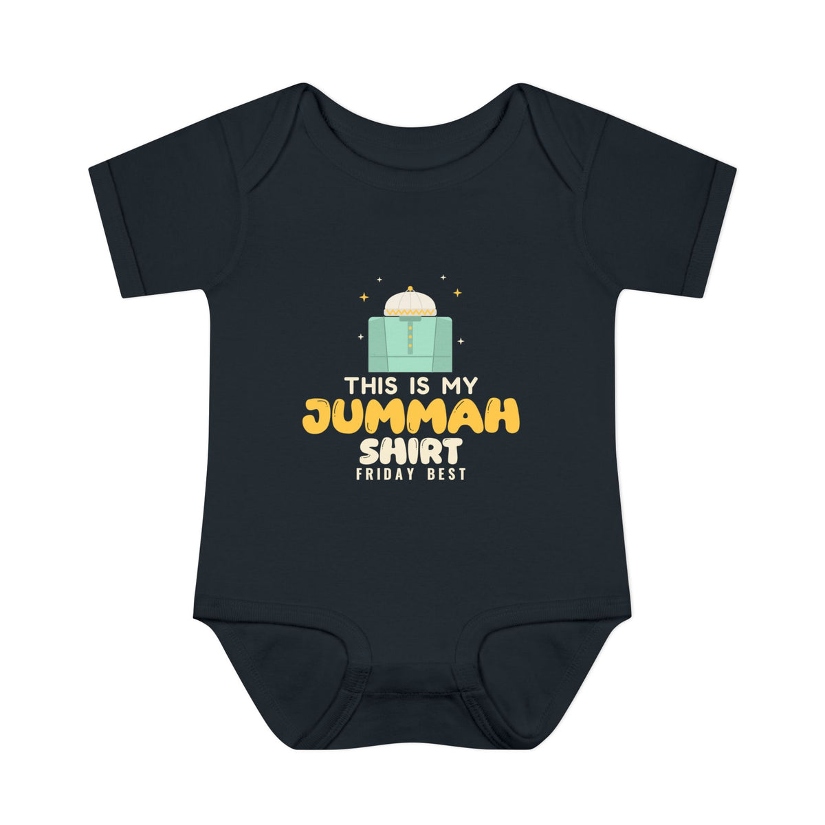This Is My Jummah Baby Bodysuit in Black – AdabStars