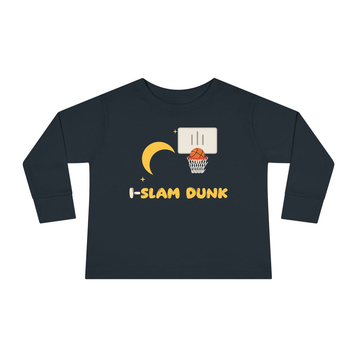 I Slam Dunk Muslim Toddler Toddler Long Sleeve Shirt – AdabStars