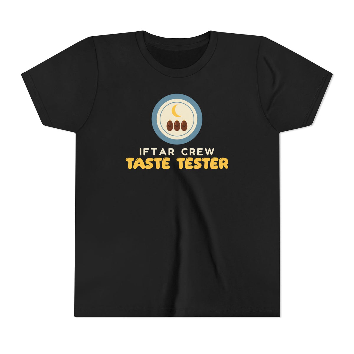 Iftar Crew: Taste Tester Kids Tee | Crew Taste Tester Ramadan Kids Family Foodie | AdabStars Islamic Kids Apparel