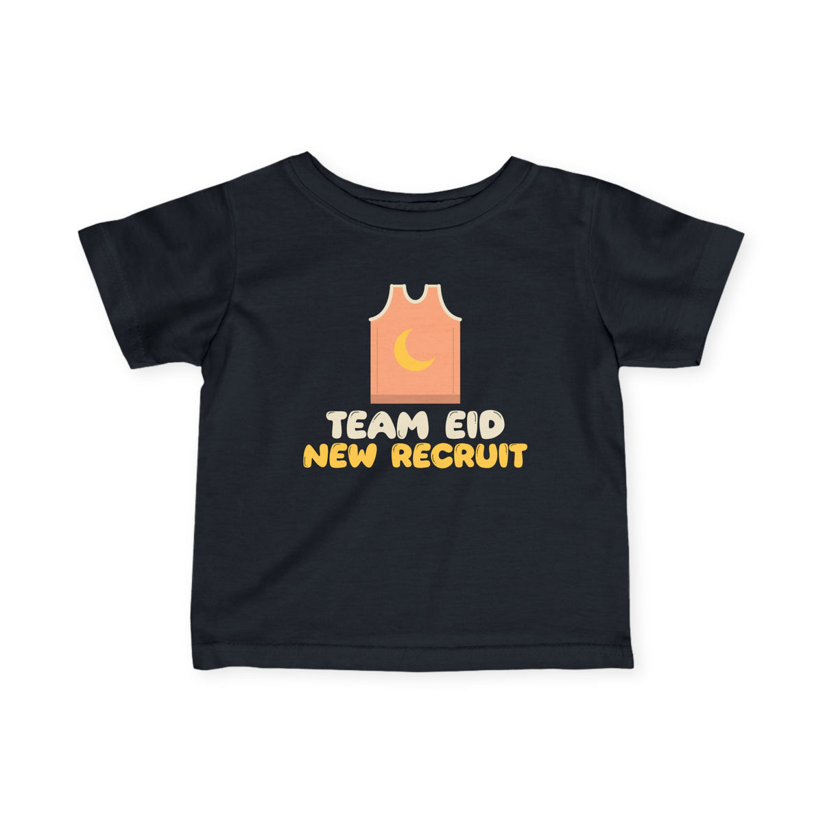 Team Eid New Recruit Baby T-Shirt in Black – AdabStars