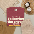 Be Like Ibrahim (AS) Heavyweight Tee | Prophet Ibrahim (Abraham) Truth Story, Qur'an 6:76-79 on the Back | AdabStars