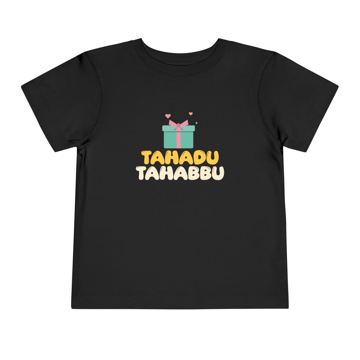 Tahadu Tahabbu Islamic Toddler T-Shirt in Black – AdabStars