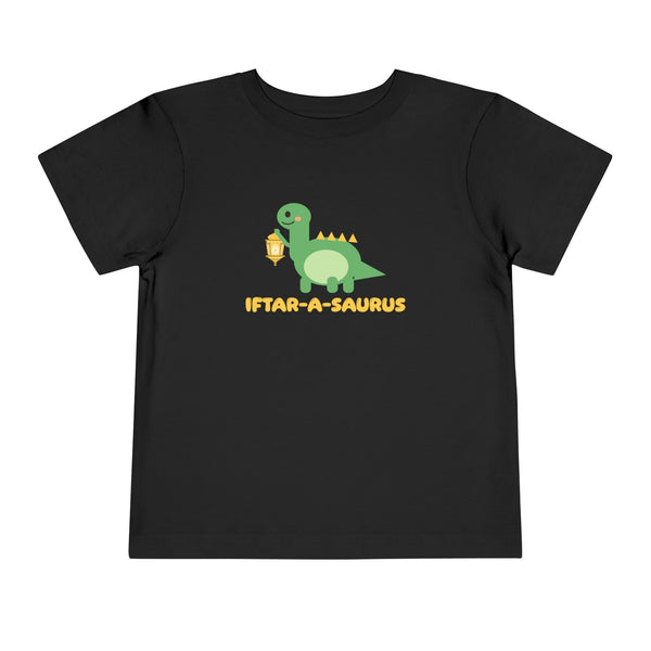 Iftar-A-Saurus Ramadan Toddler Tee | Ramadan Kids Dinosaur Lantern Dino Pun | AdabStars Islamic Kids Apparel