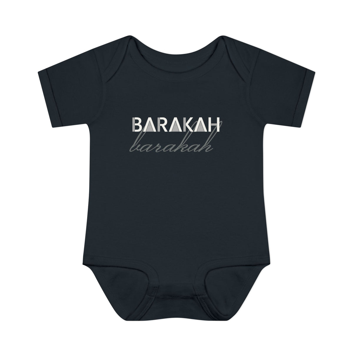Barakah Islamic Baby Bodysuit in Black – AdabStars