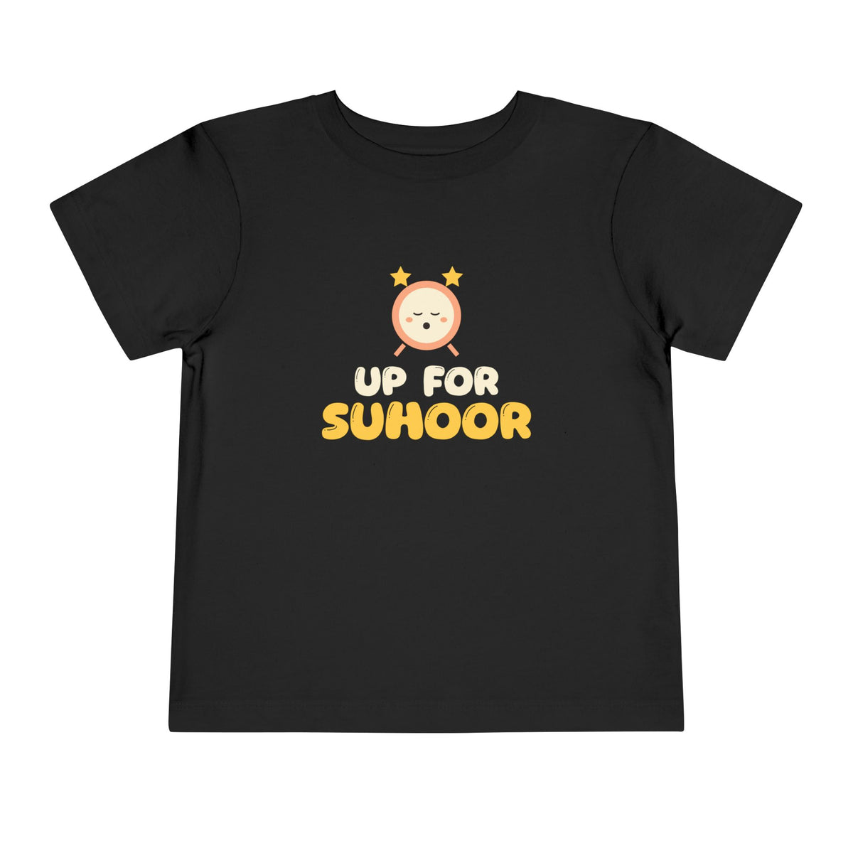 Up For Suhoor Toddler Tee | Ramadan Kids Alarm Clock Early Riser Dawn | AdabStars Islamic Kids Apparel