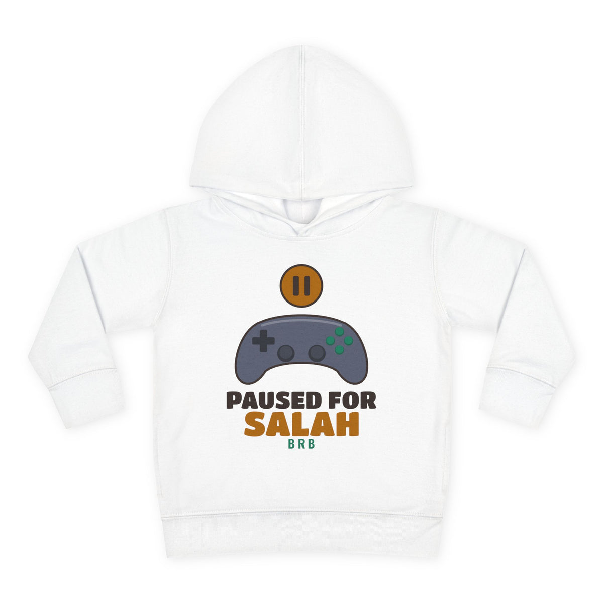 Paused for Salah Toddler Hoodie in White – AdabStars