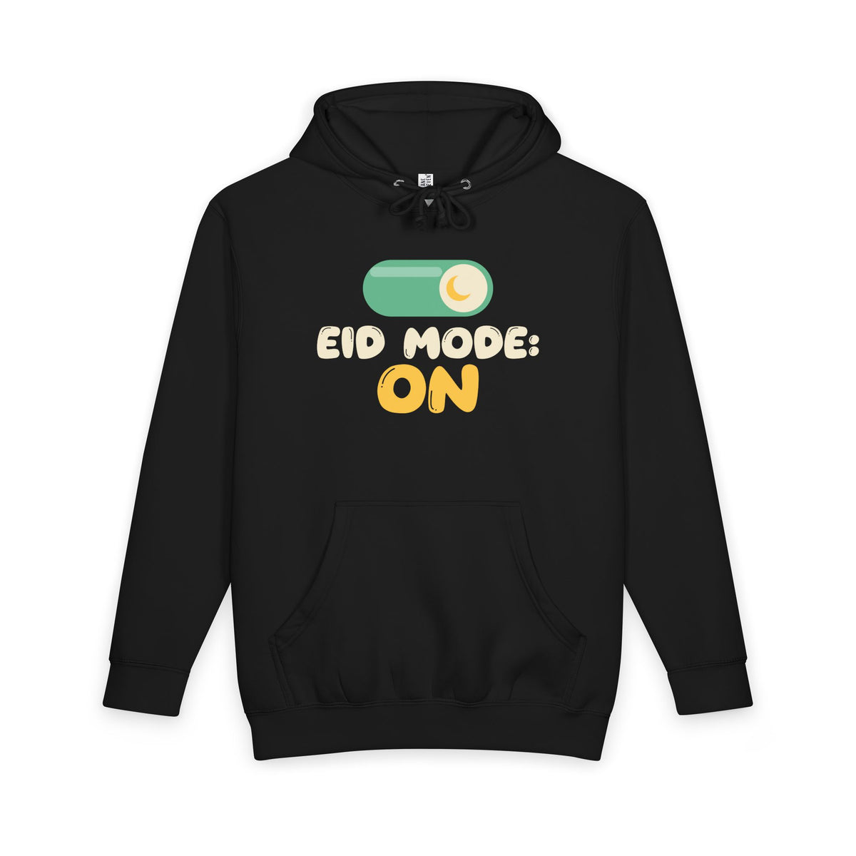 Eid Mode: On Heavyweight Premium Heavyweight Hoodie in Black – AdabStars