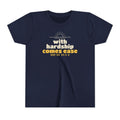 With Hardship Comes Ease Kids Tee | Surah Ash-Sharh Qur'an 94:5-6 on the Back Islamic Reminder | AdabStars