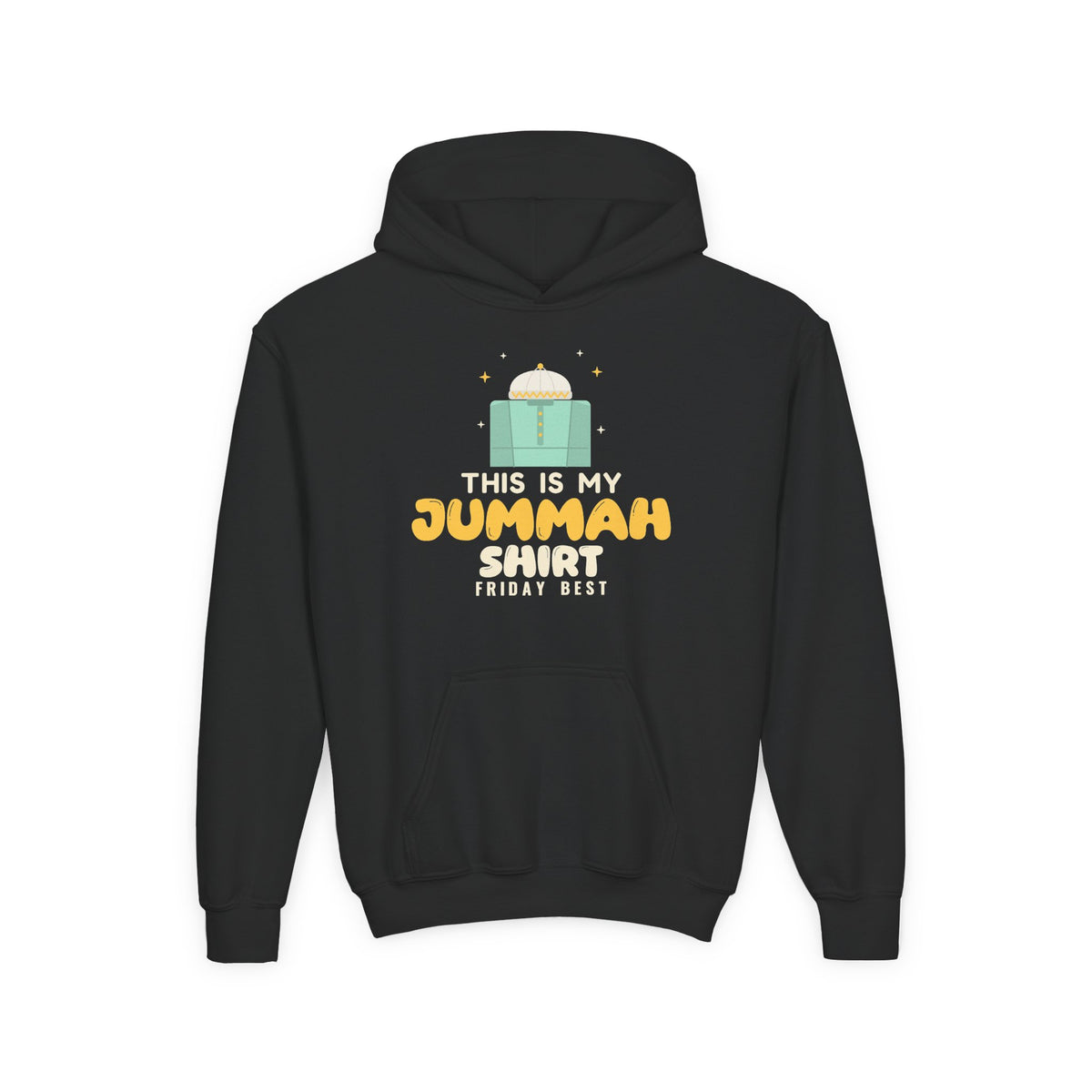 This Is My Jummah Kids Hoodie in Black – AdabStars
