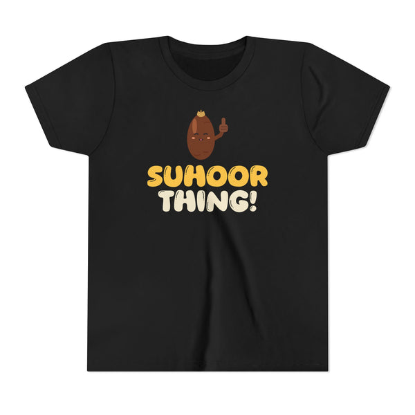 Suhoor Thing! Kids T-Shirt in Black – AdabStars