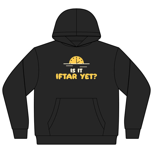 Is It Iftar Yet? Ramadan Kids Hoodie | Ramadan Kids Sunset Countdown Fasting | AdabStars Islamic Apparel