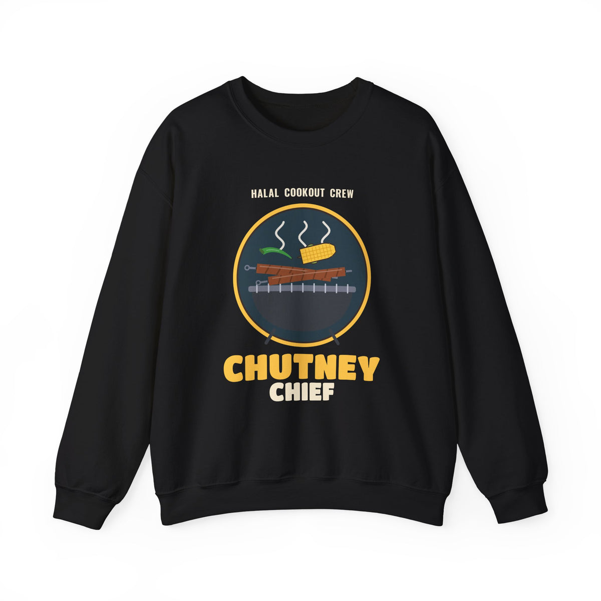 Chutney Chief Halal Cookout Sweatshirt in Black – AdabStars
