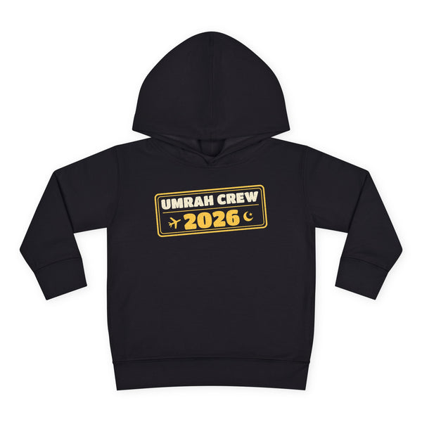 Umrah Crew 2026 Toddler Hoodie in Black – AdabStars