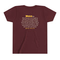 Be Like Musa (AS) Kids Tee | Prophet Musa (Moses) Courage Story, Qur'an 26:61-63 on the Back | AdabStars