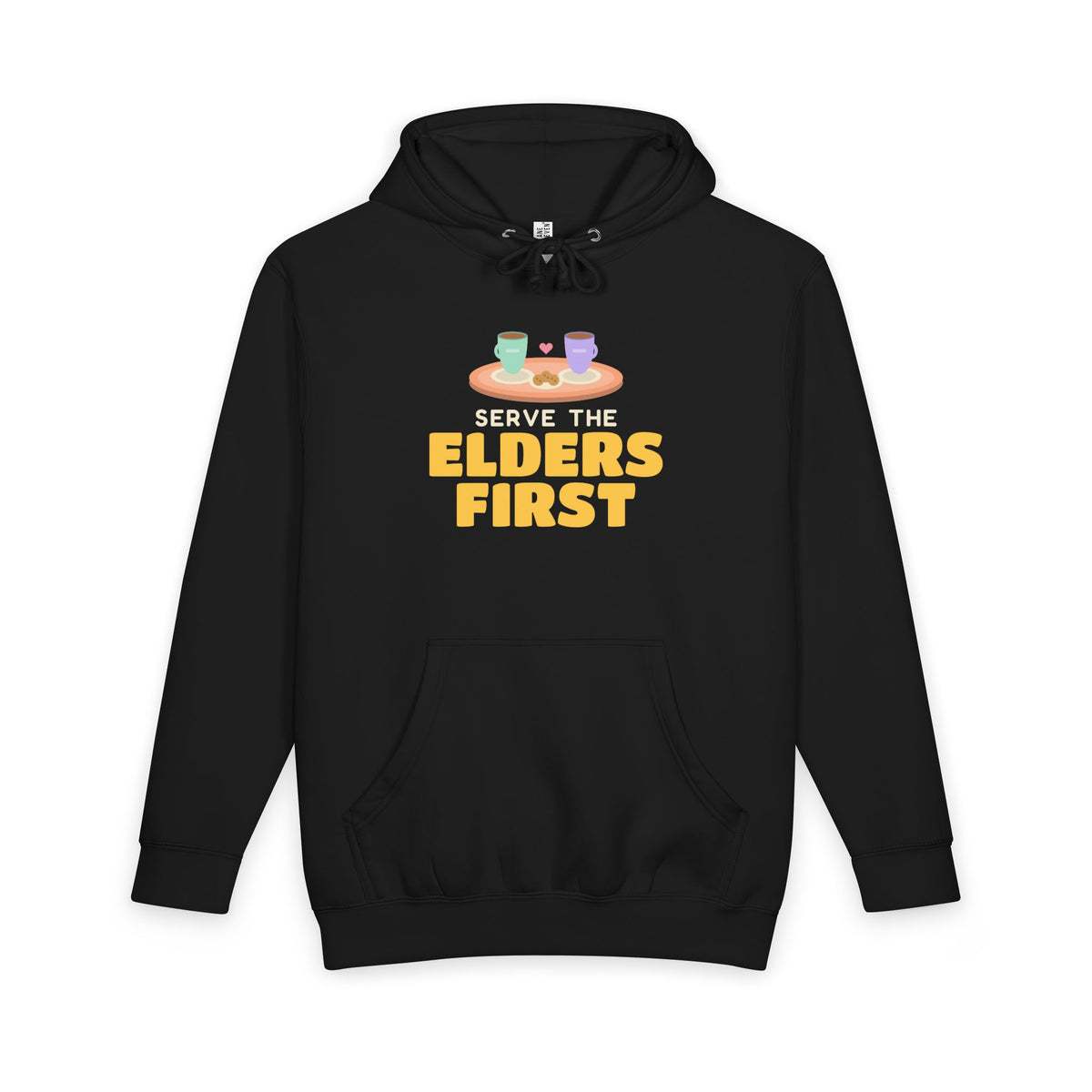 Elders First Islamic Heavyweight Premium Heavyweight Hoodie in Black – AdabStars
