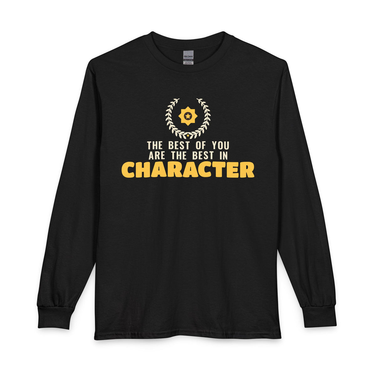 Best In Character Islamic Long Sleeve Shirt in Black – AdabStars
