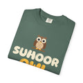 Suhoor Owl Ramadan Heavyweight Tee | Ramadan Kids Night Bird Early Riser Pre Dawn | AdabStars Islamic Kids Apparel