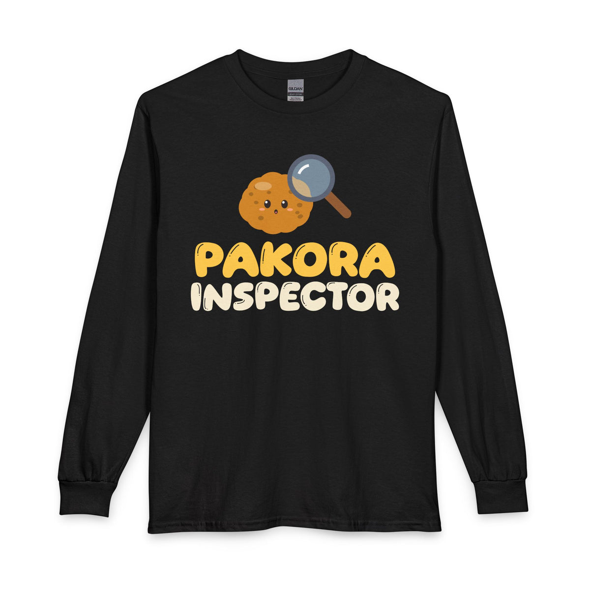Pakora Inspector Ramadan Long Sleeve Shirt in Black – AdabStars