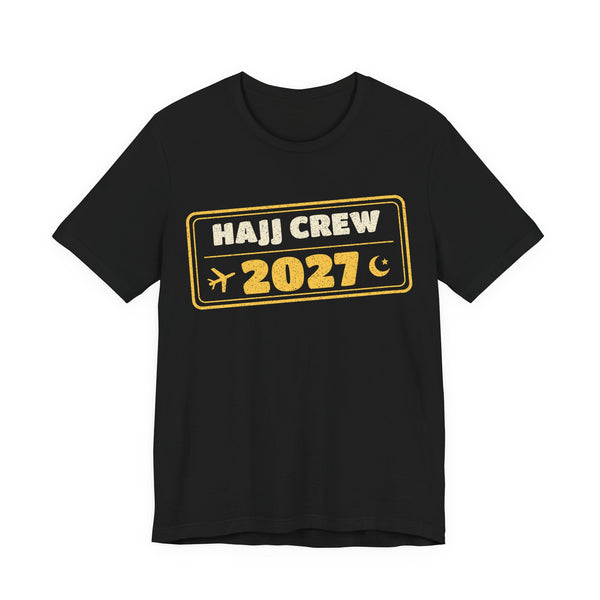 Hajj Crew 2027 Unisex T-Shirt in Black – AdabStars